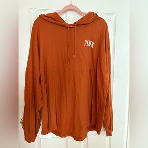 PINK Victoria's Secret Orange Long Sleeve Tee